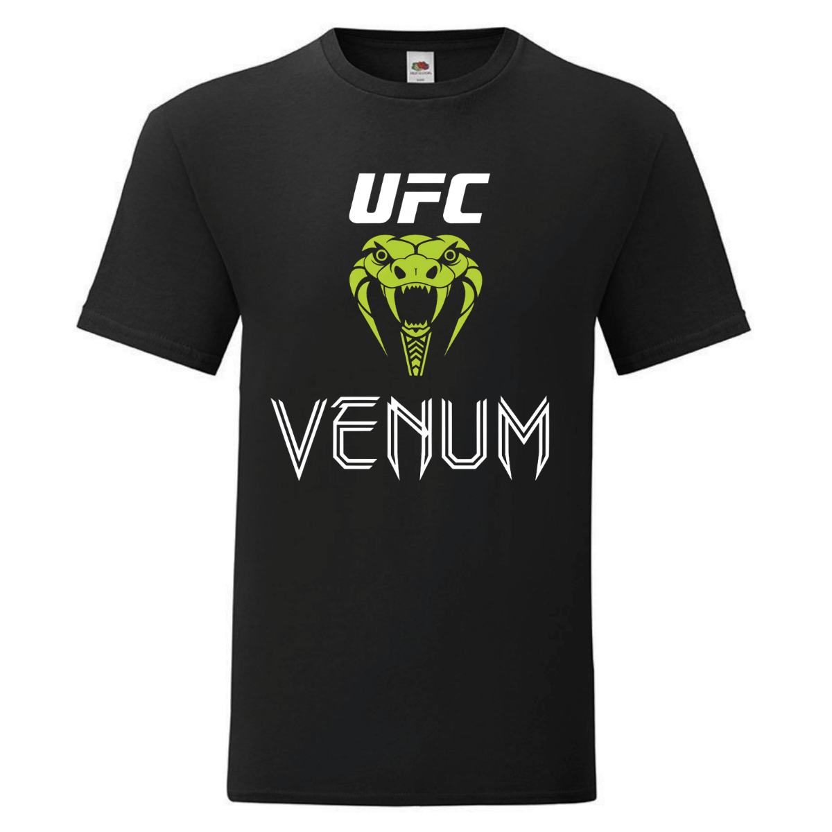 Черна мъжка памучна тениска UFC Venum Snake