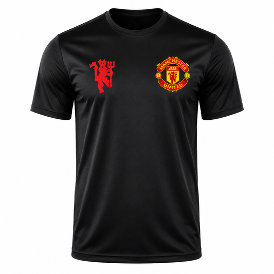 Черна фен тениска Manchester United
