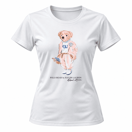 Дамска тениска с мече Polo Bear