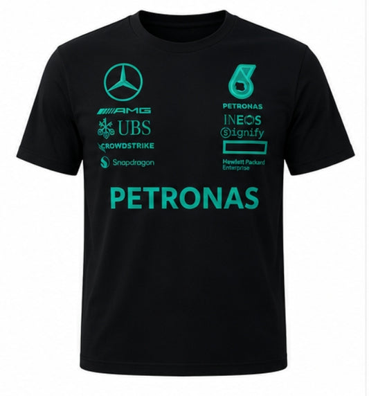 Тениска с Принт Mercedes Petronas