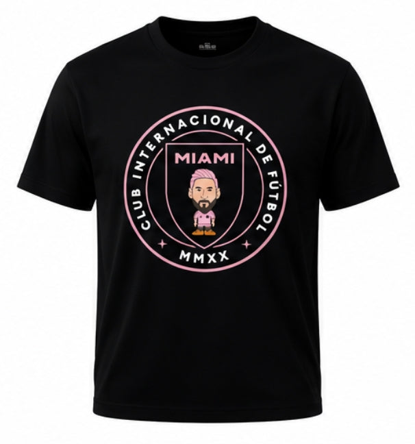 Тениска с Принт Messi Miami