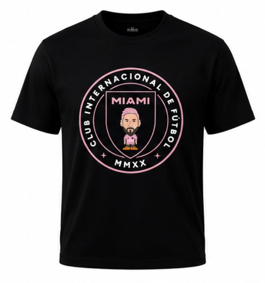 Тениска с Принт Messi Miami
