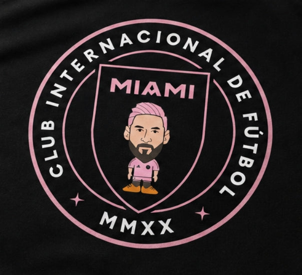 Тениска с Принт Messi Miami