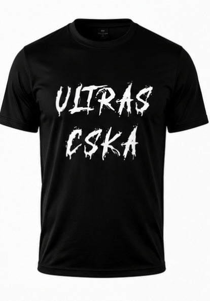 Мъжка Памучна Тениска Ultras CSKA | Фен Дизайн и Премиум Качество
