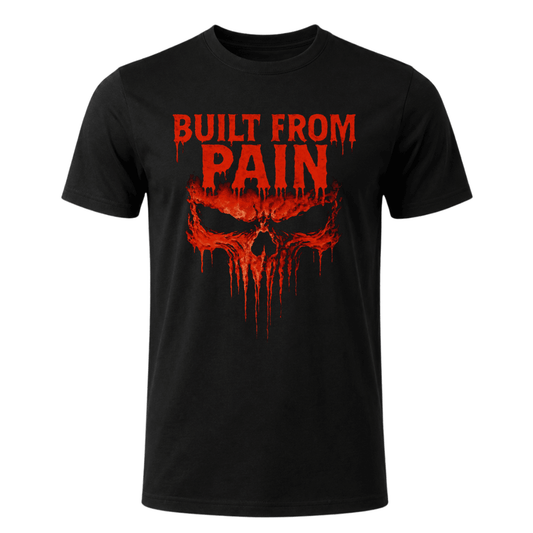 Тениска с череп BUILT FROM PAIN