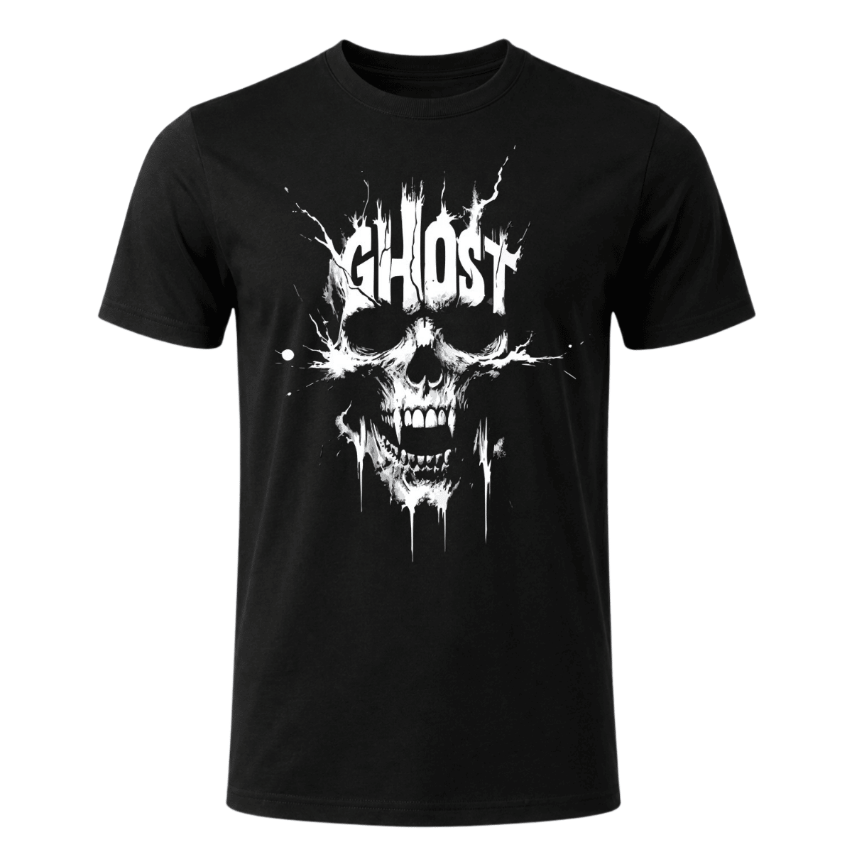 Тениска с череп GHOST